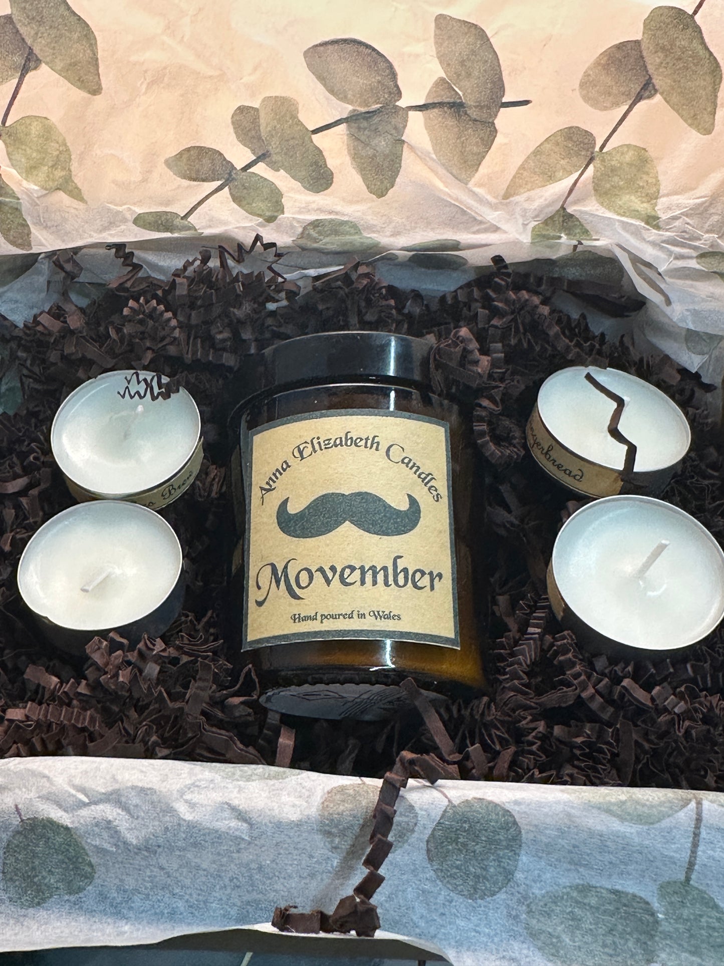 Movember Charity Candles