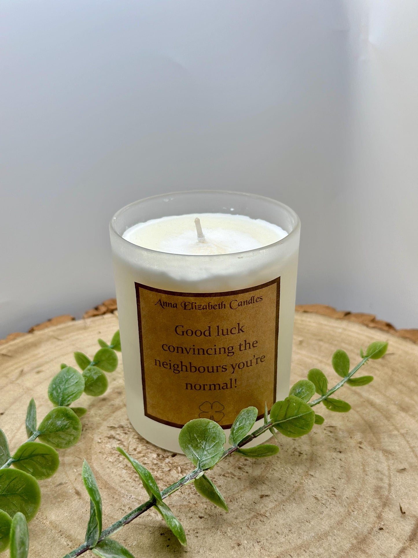 New Home Gift, 'Good Luck Convincing The Neighbours You're Normal', Funny Candle Gifts, Funny home decor, Gifts for friends, Scented Candle