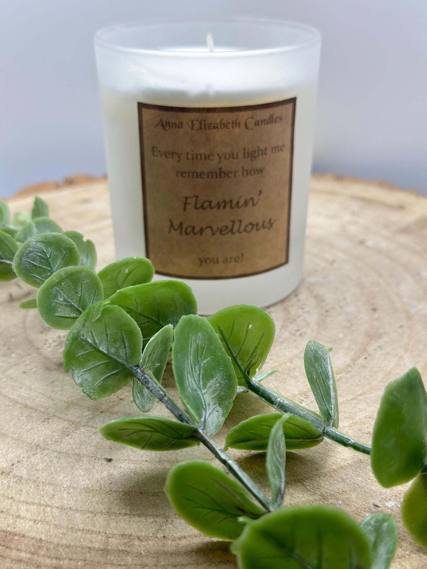 Candle to show support, Friendship Candle, Gift for a friend, Flamin' Marvellous' Candle, Scented Soy Wax Candle, Candle Gift