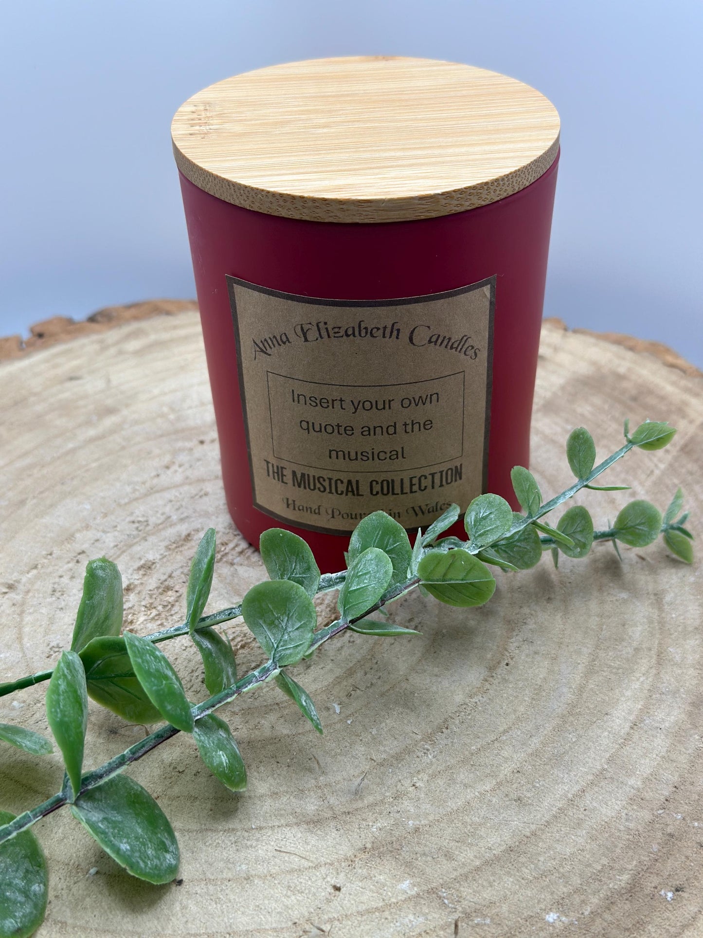Musical themed candle, Musical Theatre Gifts, Gifts for Theatre Lovers, Themed Candles, Unique Candles