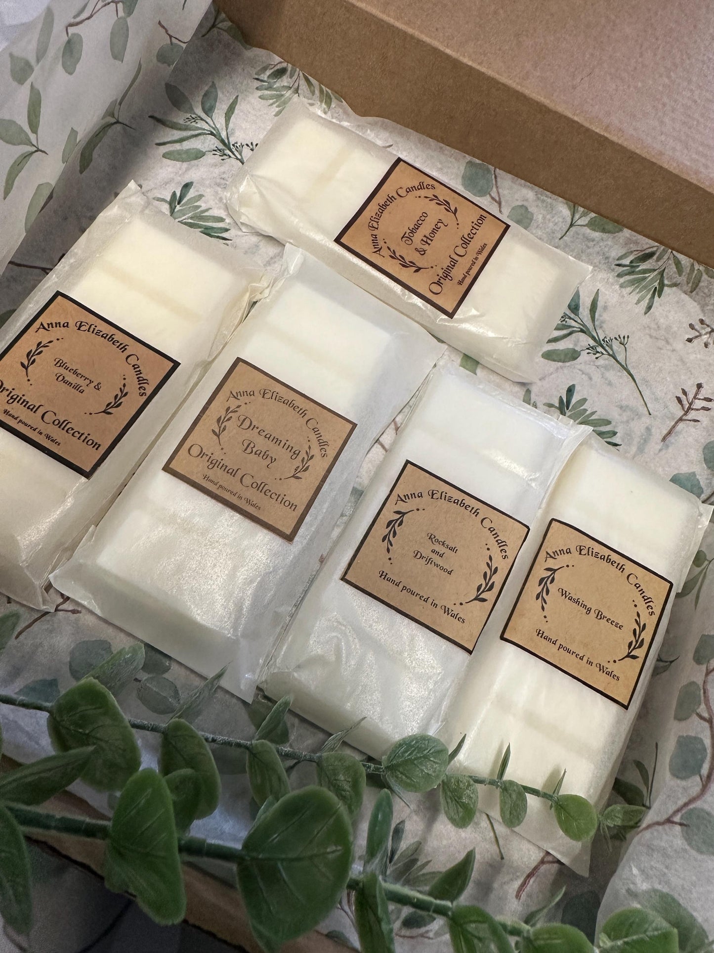 Wax Melt Gift Box, Selection of Wax Melts, Soy Wax Melts, Highly Scented Wax Melts, Gifts for her, Wax Melt Gifts, Personalised Gifts