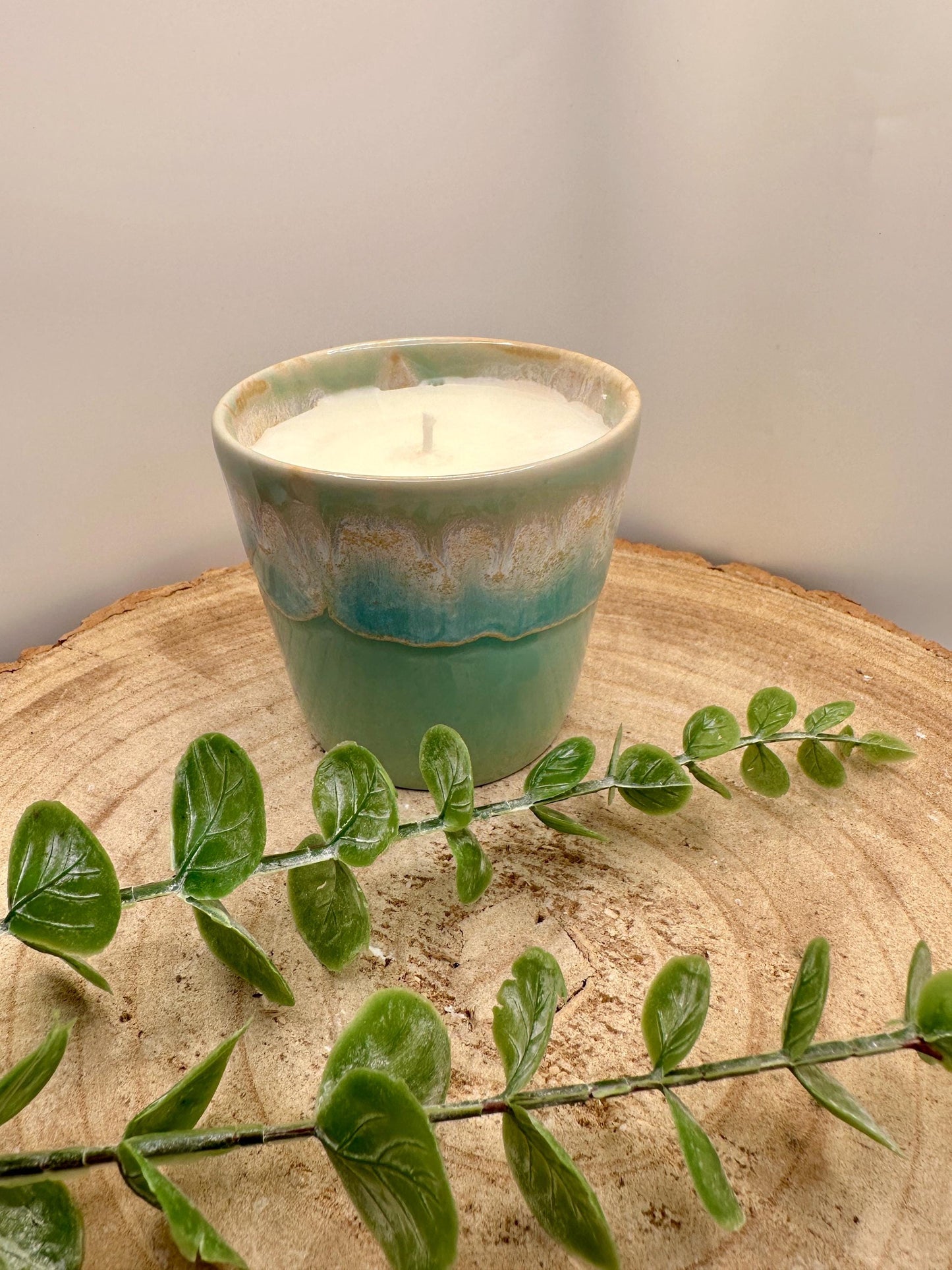 Wellness Candle Relaxing Candle, A Pot of Calm, Mood Boosting Candle, Reusable Candle, Candle With Essentail Oils, Natural Candle