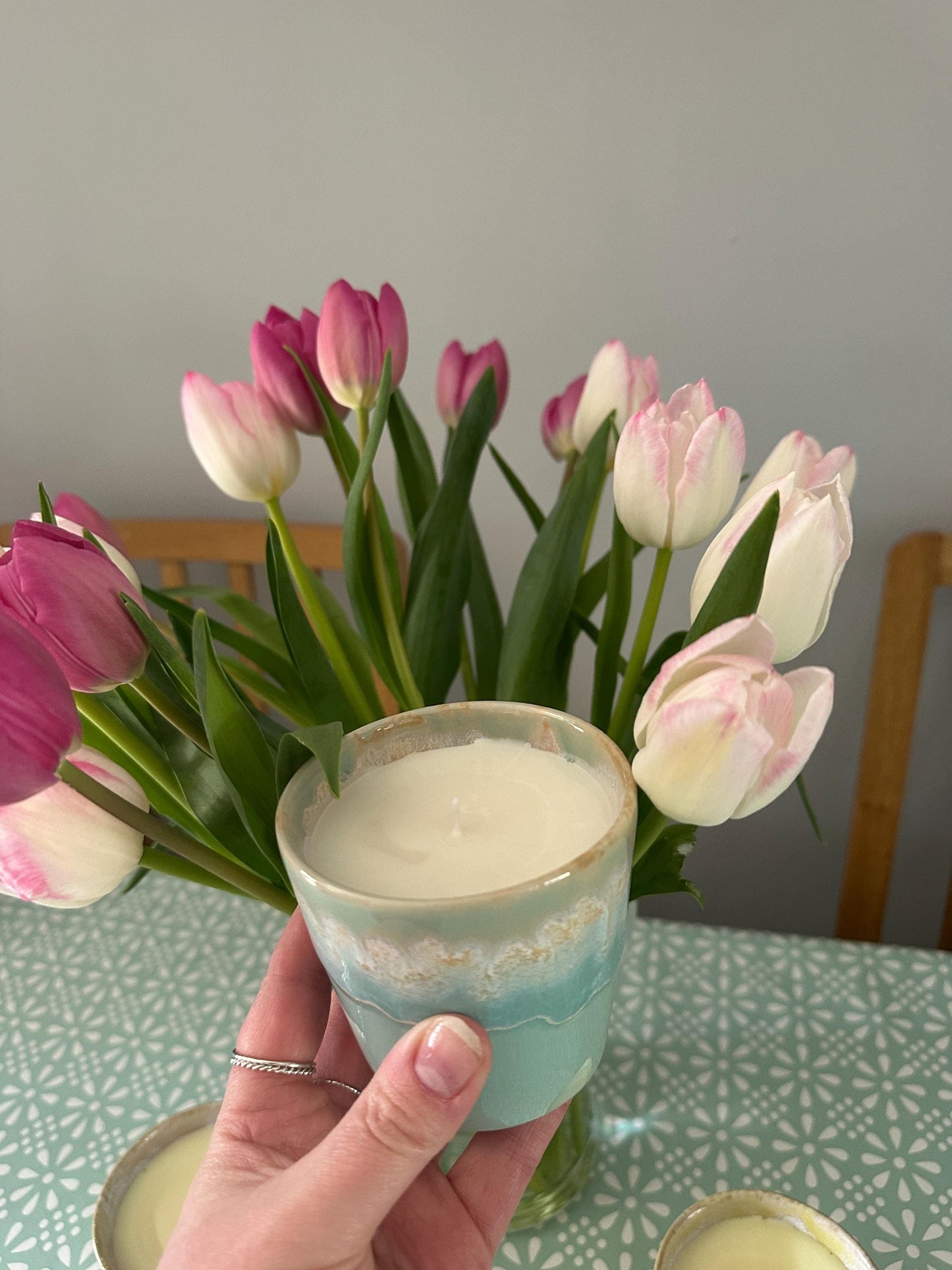 Wellness Candle Relaxing Candle, A Pot of Calm, Mood Boosting Candle, Reusable Candle, Candle With Essentail Oils, Natural Candle