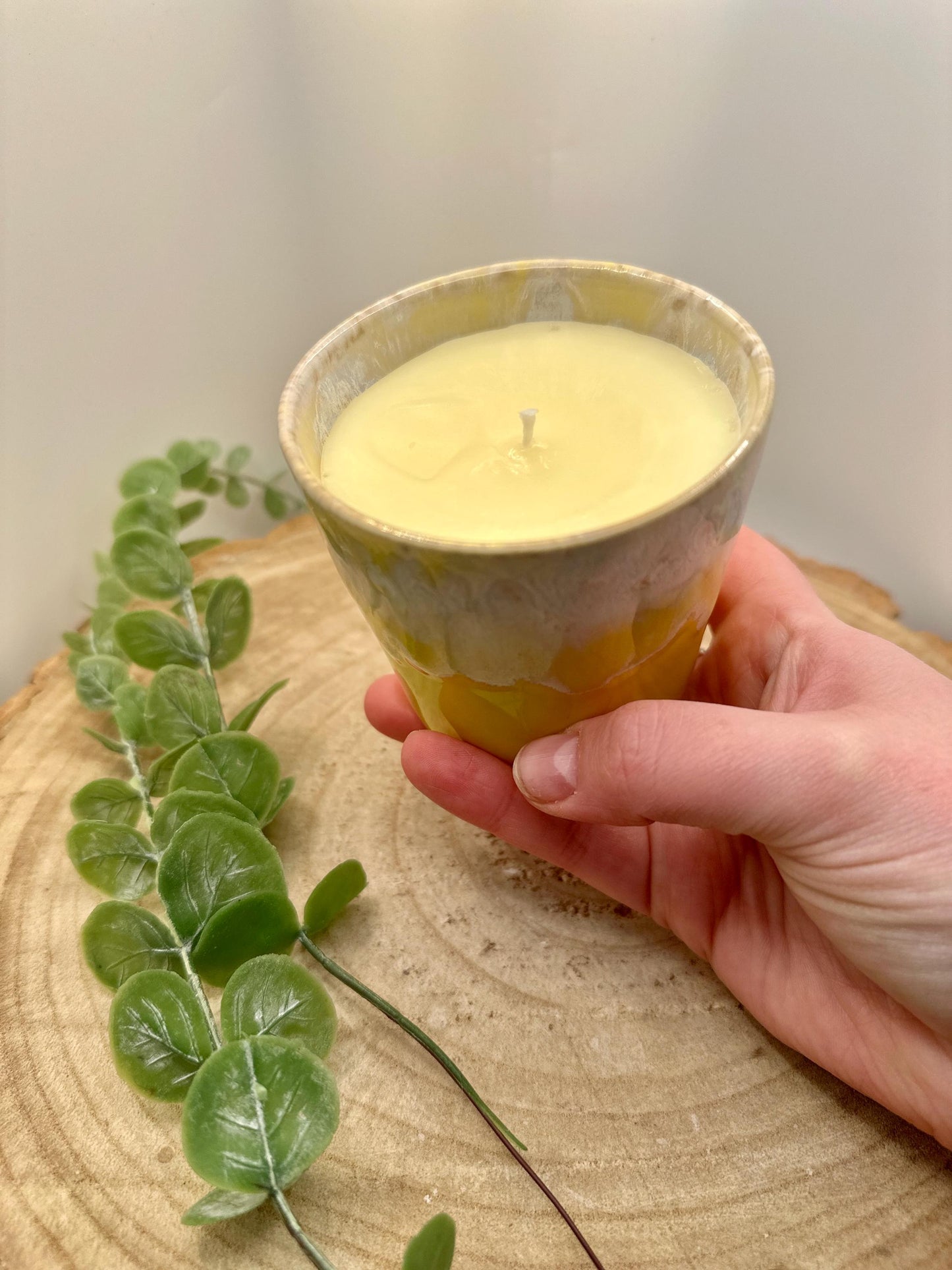 Wellness Candle, Energy Boosting Candle, A Pot of Energy, Mood Boosting Candle, Reusable Candle, Candle With Essentail Oils, Natural Candle