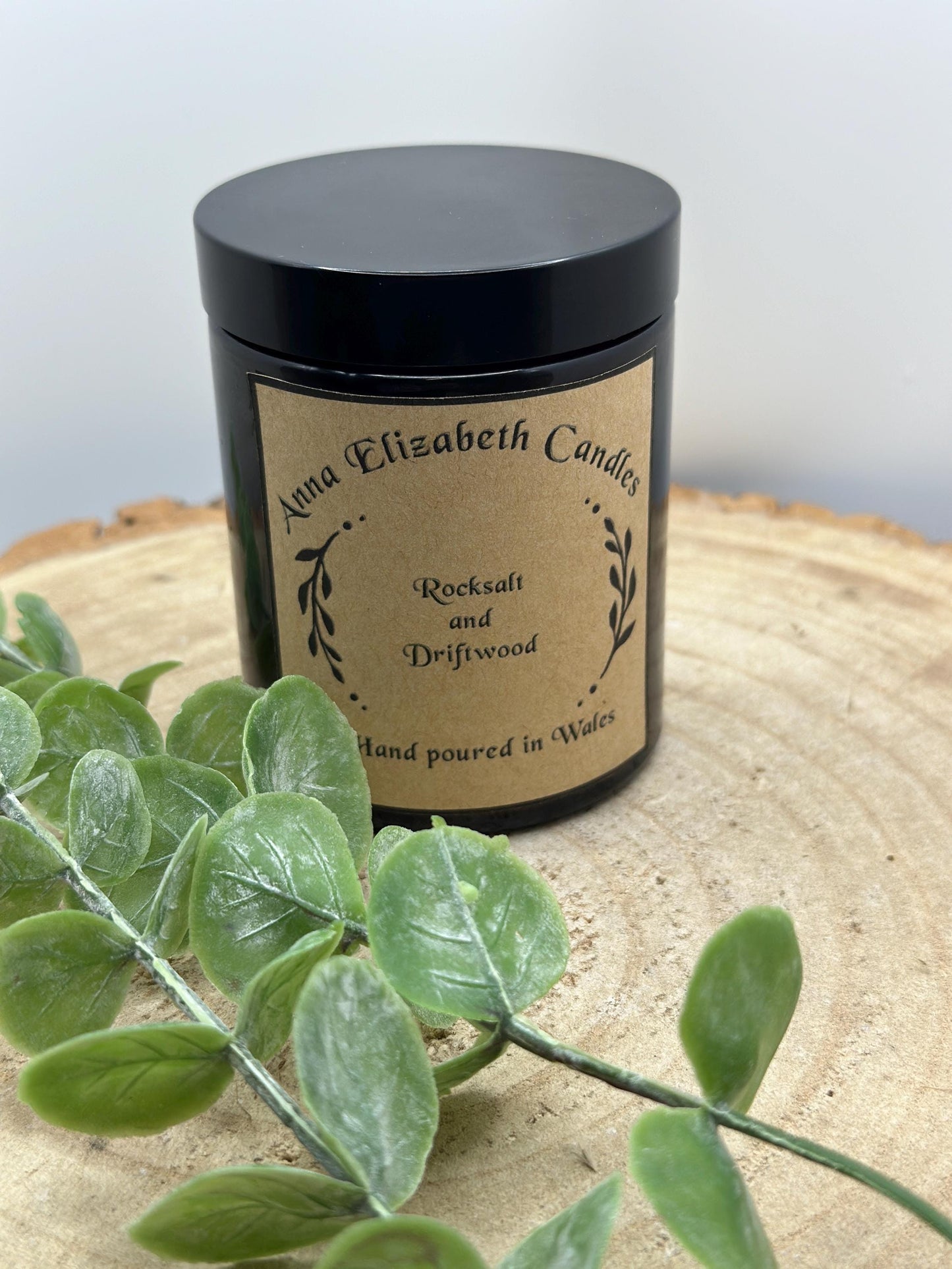 Mystery Scent Olive Wax Candle: Lucky Dip Amber Jar, Hand-Poured