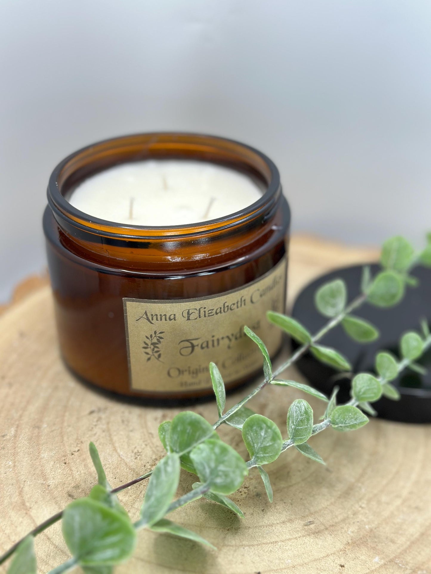 Mystery Scent Amber Candle: Hand-Poured Olive Wax - Lucky Dip