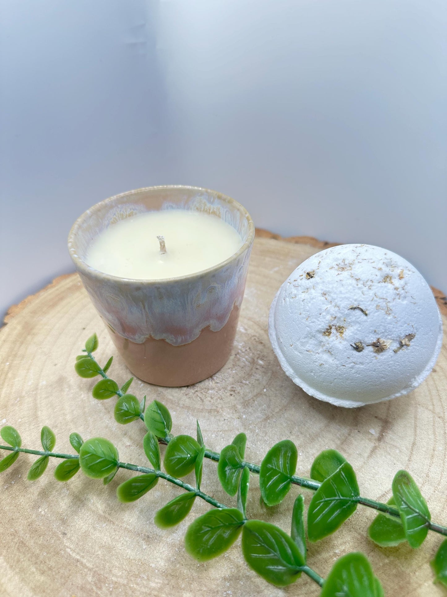 Box of Positivity, Candle & Revive Bath Bomb Gift Set, Uplifting Wellness Set