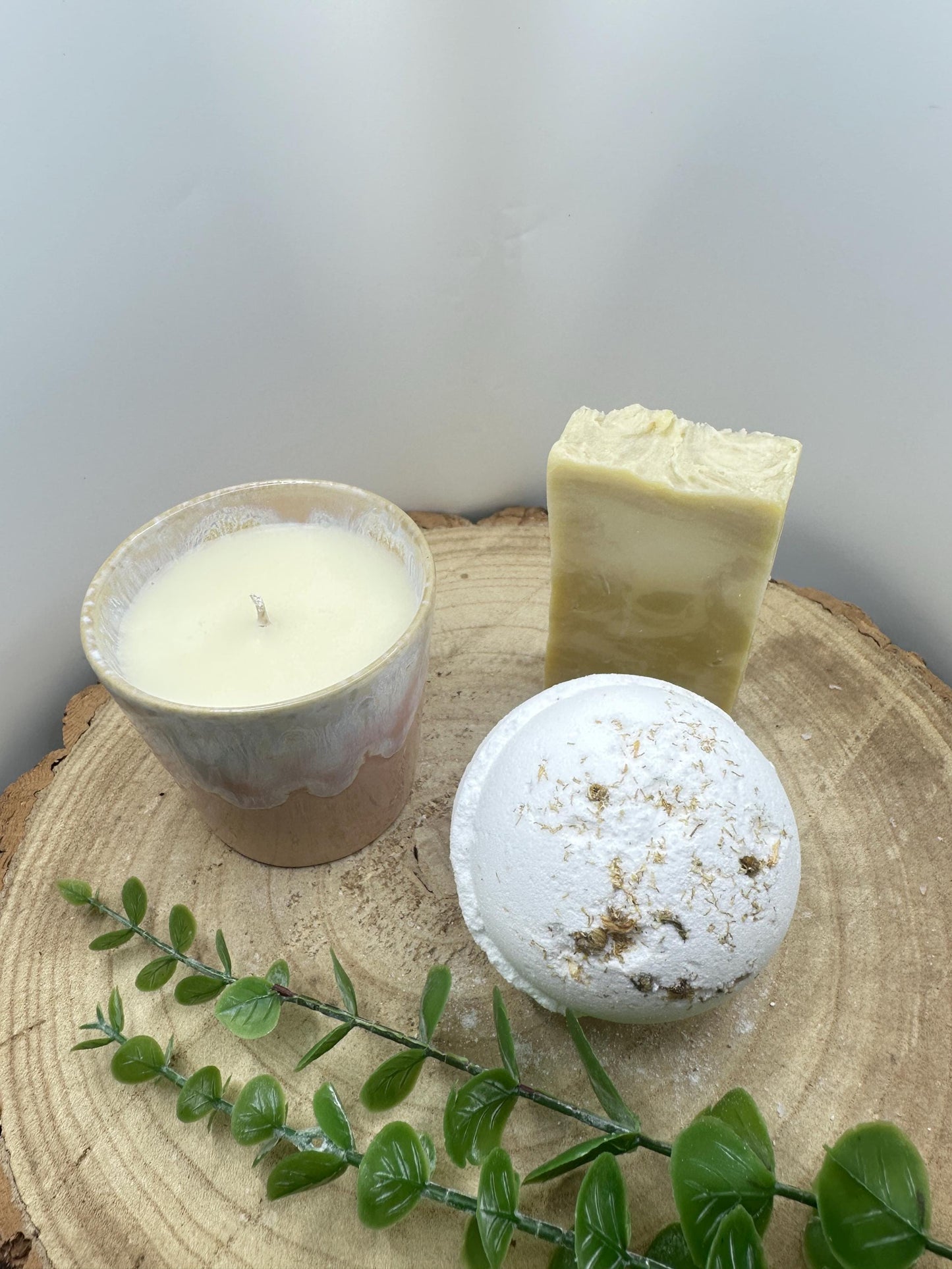Box of Positivity, Wellness Set, Candle, Argan Oil Soap & Revive Bath Bomb, Pamper Wellness Gift Set