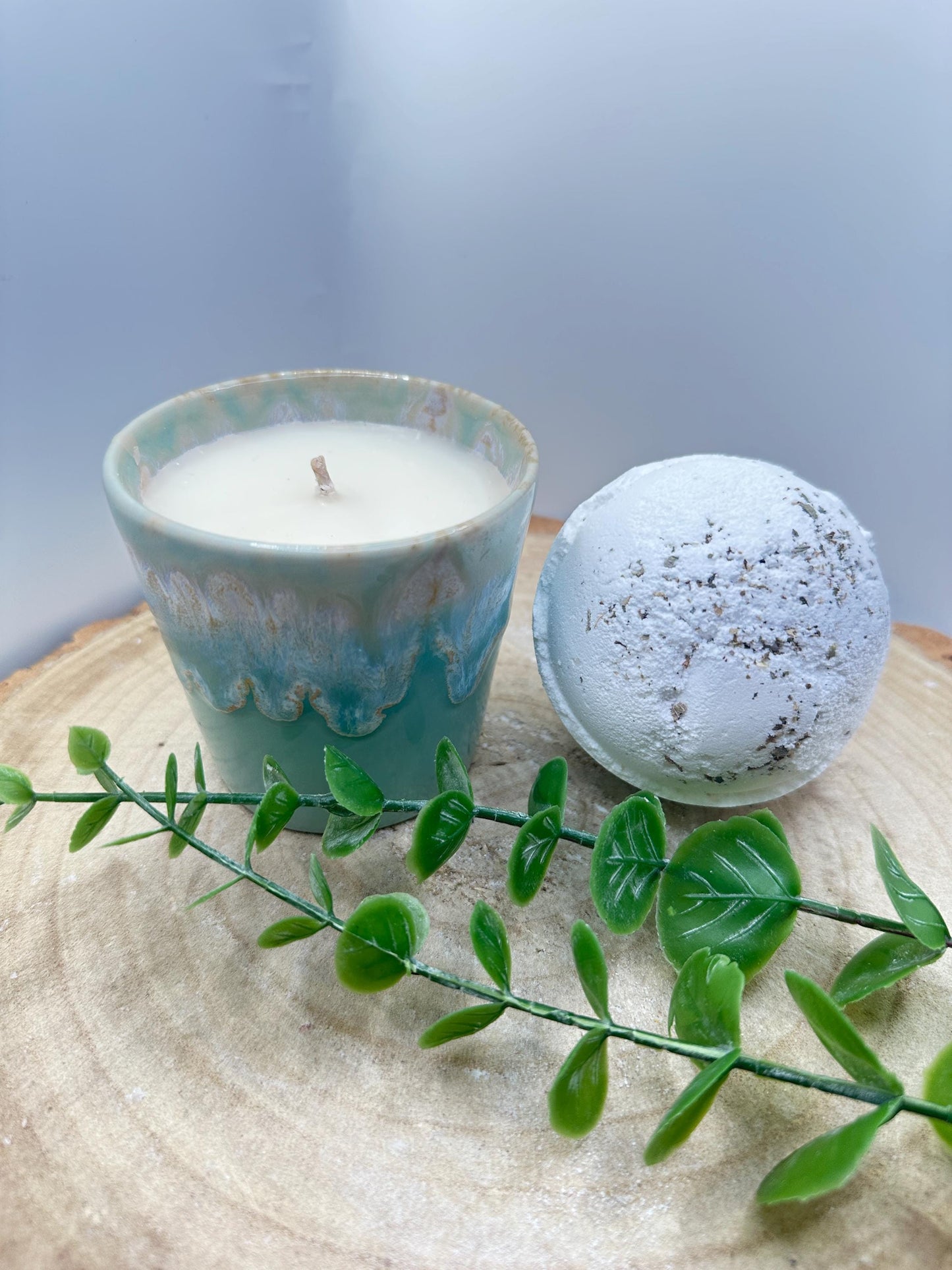 Box of Calm, Pamper Gift Set, Candle & Bath Bomb, Thoughtful Gift for Her, Relaxation Gift Box, Moments of Calm Gift