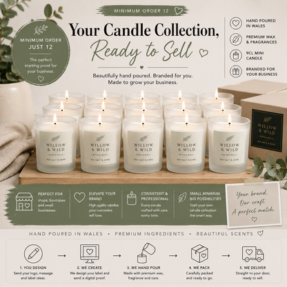 Medium 20cl Bespoke Candles | Custom Logo & Private Label