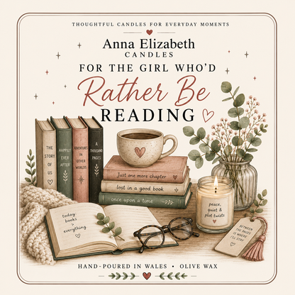 Book Lover Candle, For The Girl Who’d Rather Be Reading, Bookish Gift for Her, Bookworm Gift, Reader Candle, Gift for Book Lover