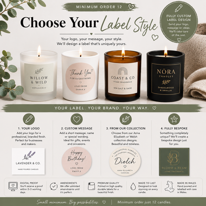 30cl Branded Candles | Custom Business, Wholesale & Corporate Candles