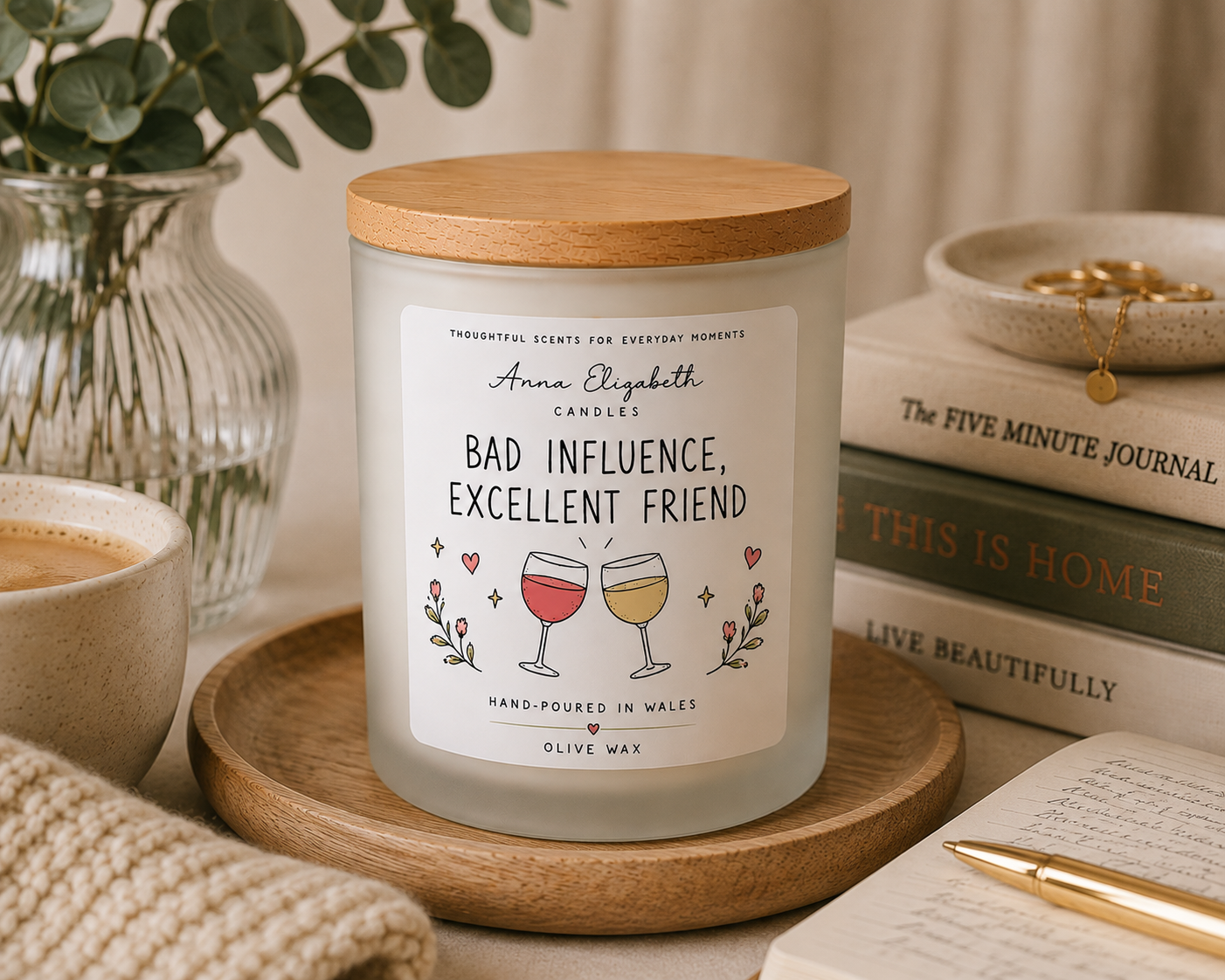 Funny Best Friend Candle, Bestie Gift, Friendship Gift for Her, Wine Lover Gift, Birthday Gift for Friend, Friend Gift, Best Friend Gift