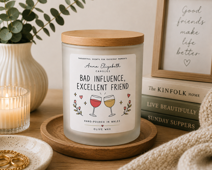 Funny Best Friend Candle, Bestie Gift, Friendship Gift for Her, Wine Lover Gift, Birthday Gift for Friend, Friend Gift, Best Friend Gift