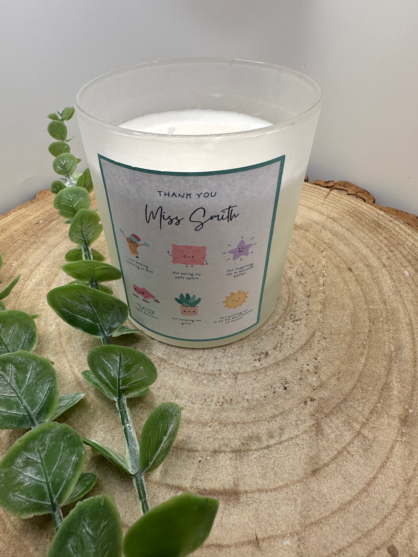 Thank you teacher - Candle