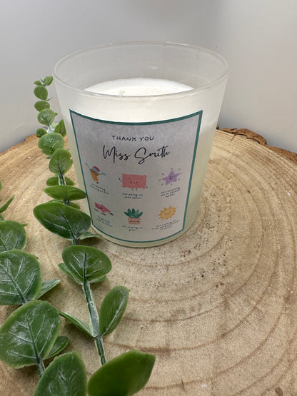 Thank you teacher - Candle