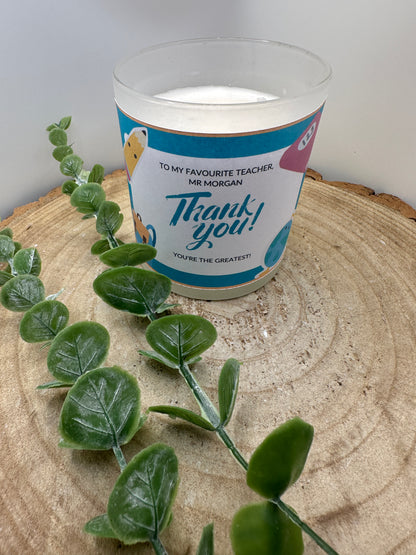 Thank you teacher - Candle
