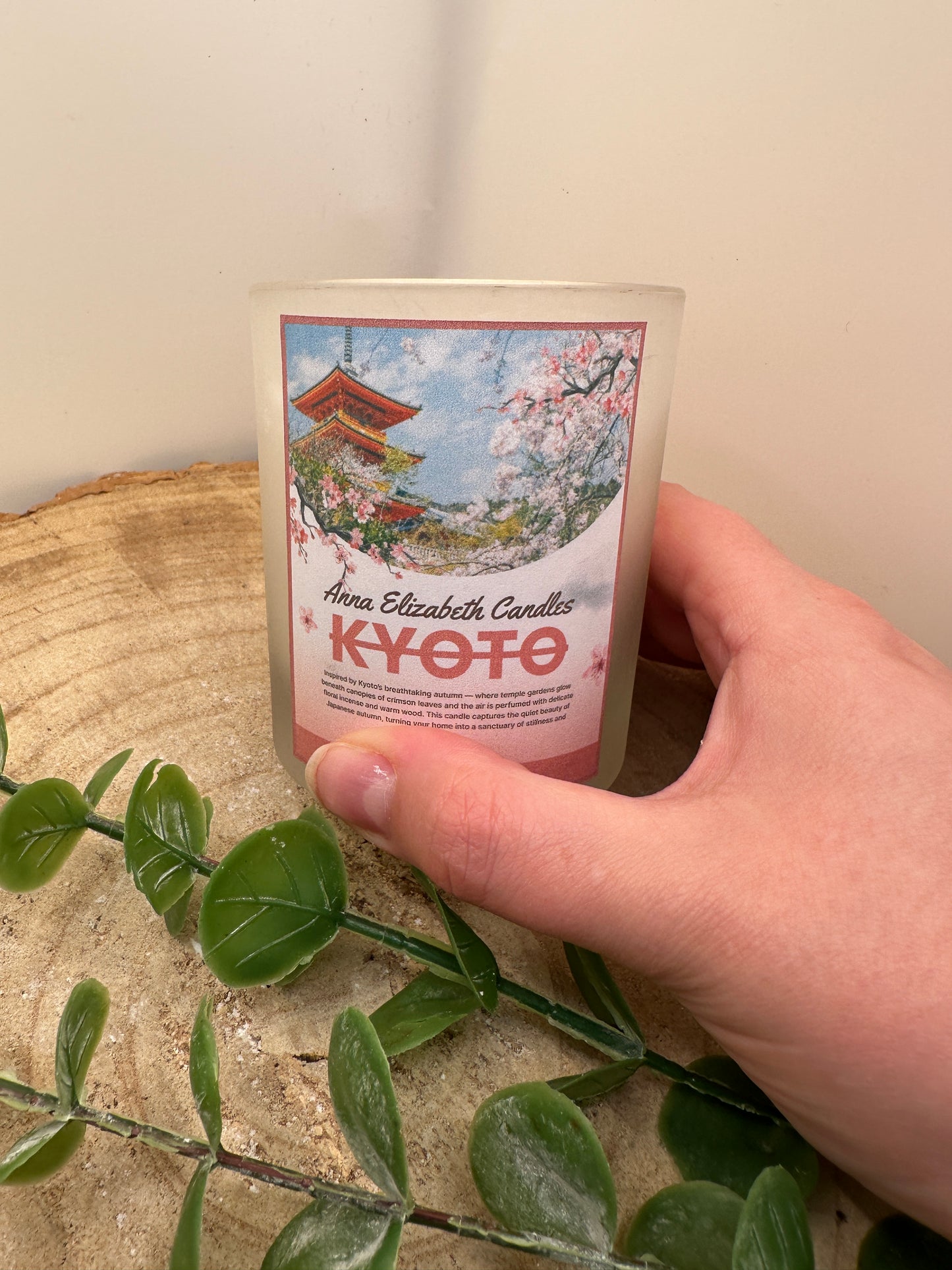 Japanese Cherry Blossom - Kyoto Travel Candle