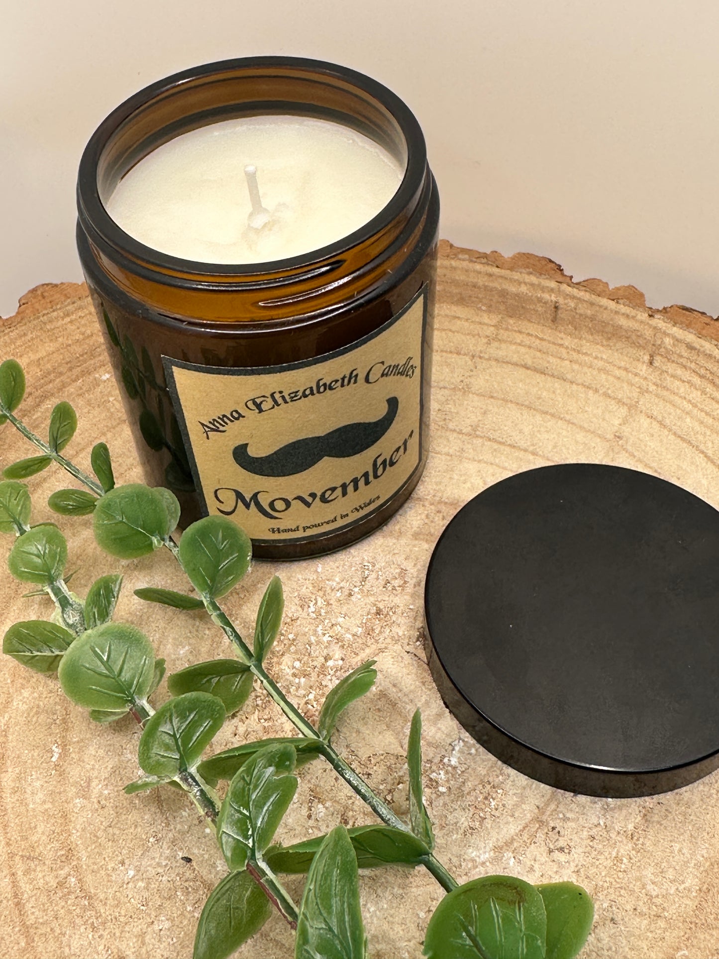 Movember Charity Candles