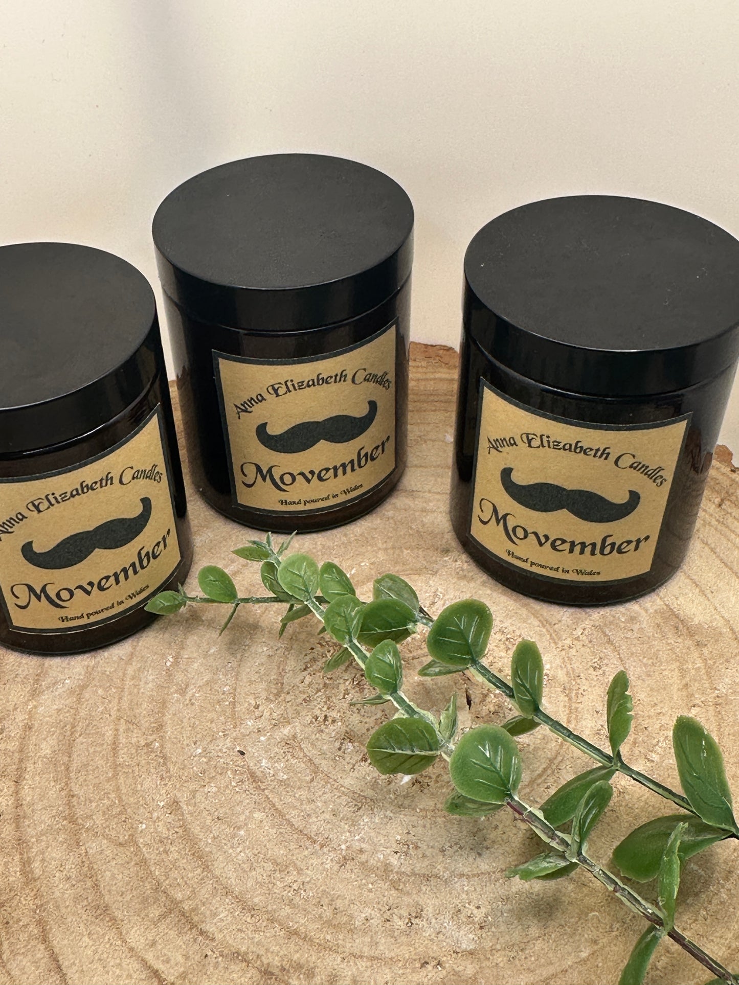 Movember Charity Candles