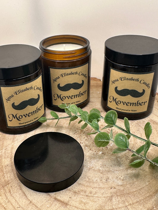 Movember Charity Candles