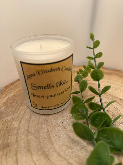 Smells Like... a personalised candle