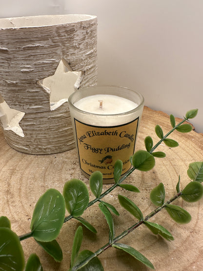 Mini Frosted Christmas Candle