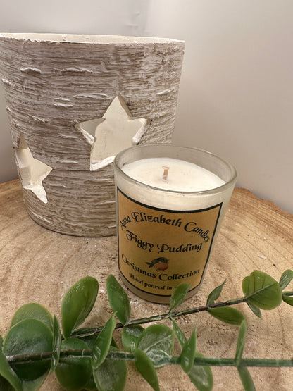 Mini Frosted Christmas Candle