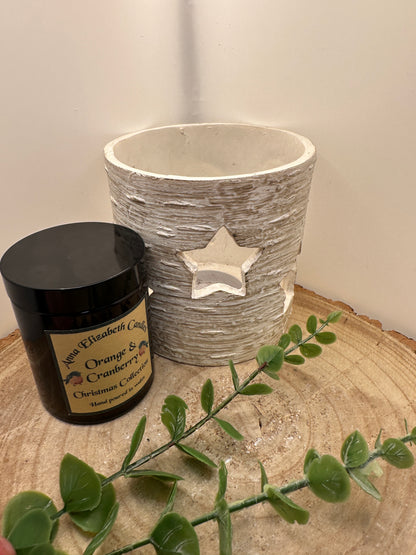 Medium Amber Christmas Candle