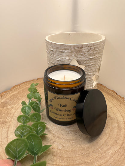 Medium Amber Christmas Candle