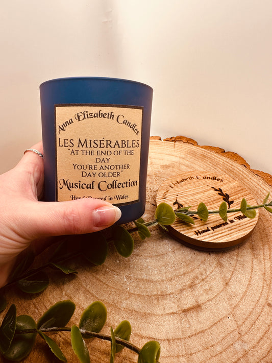 Les Miserables Birthday Candle - "At the end of the day you're another day older"