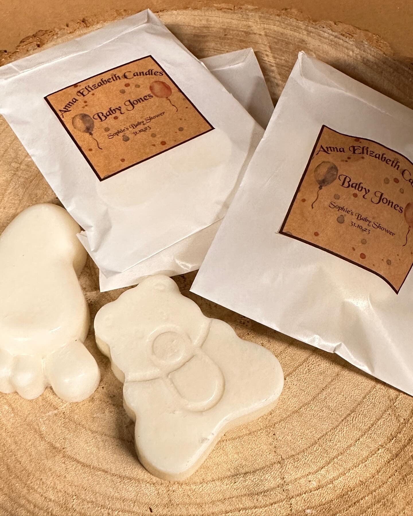 Baby Shower Wax Melts, Wax melt gifts, Baby Shower gifts, Baby themed wax melts, Soy Wax Melts