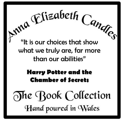 Harry Potter, Book Quote Candles, Candle Gifts, Gifts for book lovers, Handmade Candles, Soy Wax Candles, Hand poured in Wales,