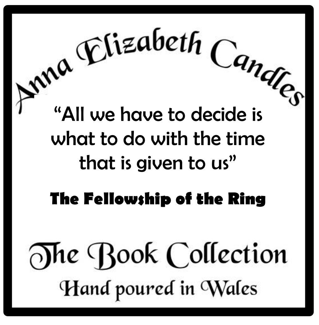 Lord of the Rings, Book Quote Candles, Candle Gifts, Gifts for book lovers, Handmade Candles, Soy Wax Candles, Hand poured in Wales,