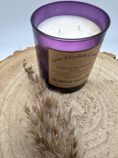 Wonka Themed Candle, Scented Soy Wax Candle, Candles for Musical Lovers, Handmade in Wales, Gifts for Theatre Lovers, Westend Shows,