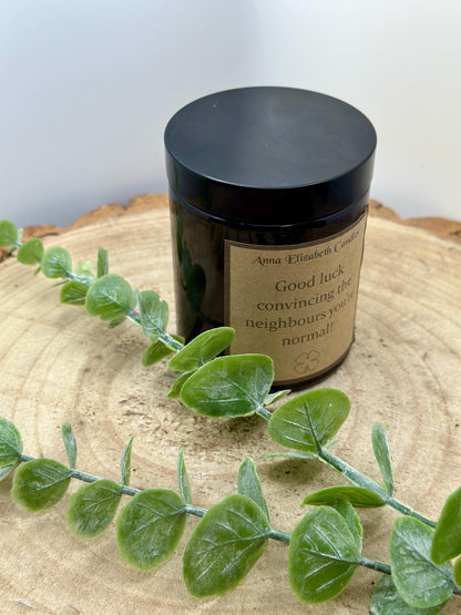 New Home Gift, 'Good Luck Convincing The Neighbours You're Normal', Funny Candle Gifts, Funny home decor, Gifts for friends, Scented Candle