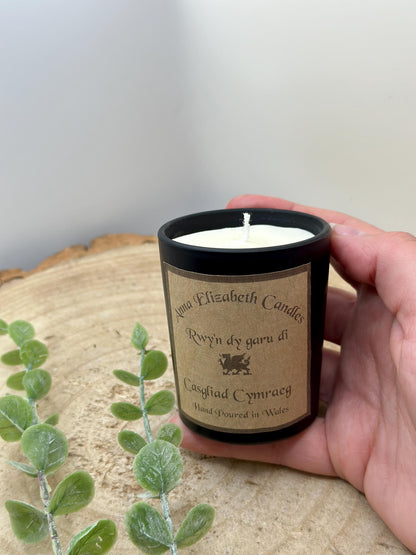 Welsh Candle, I love you, Soy Wax Candles, Scented Candle Gifts, Romantic Gifts, Welsh Gifts, I love you gift, Valentines Gift, Anniversary