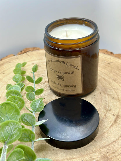 Welsh Candle, I love you, Soy Wax Candles, Scented Candle Gifts, Romantic Gifts, Welsh Gifts, I love you gift, Valentines Gift, Anniversary