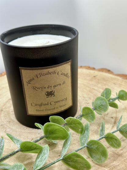 Welsh Candle, I love you, Soy Wax Candles, Scented Candle Gifts, Romantic Gifts, Welsh Gifts, I love you gift, Valentines Gift, Anniversary
