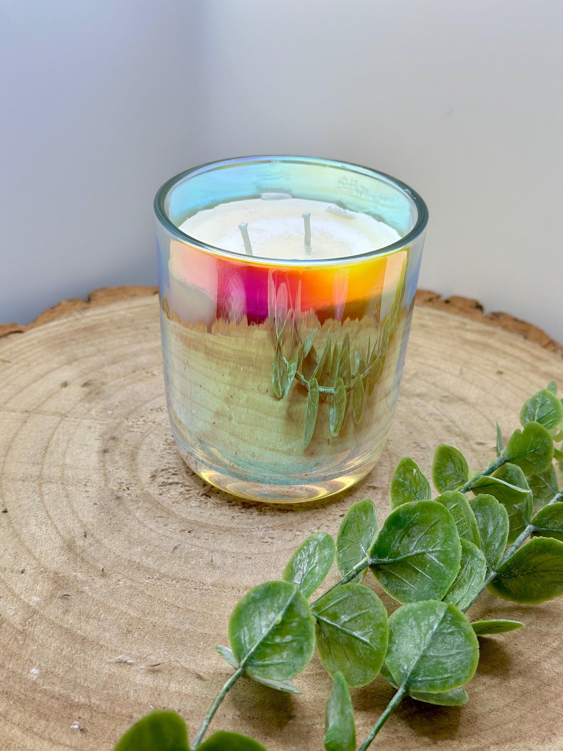 Rainbow Candle, Unicorn Style Candle, Soy Wax Candle, Scented Candles, Candle Gifts,