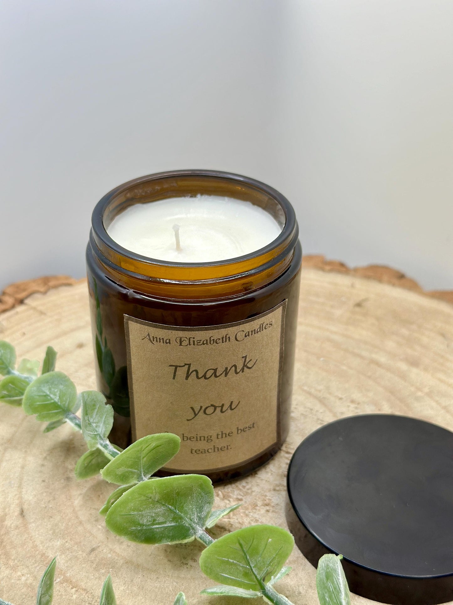 Thank You Gift, Thank You Candle, Add your own text, Personalised Candles,