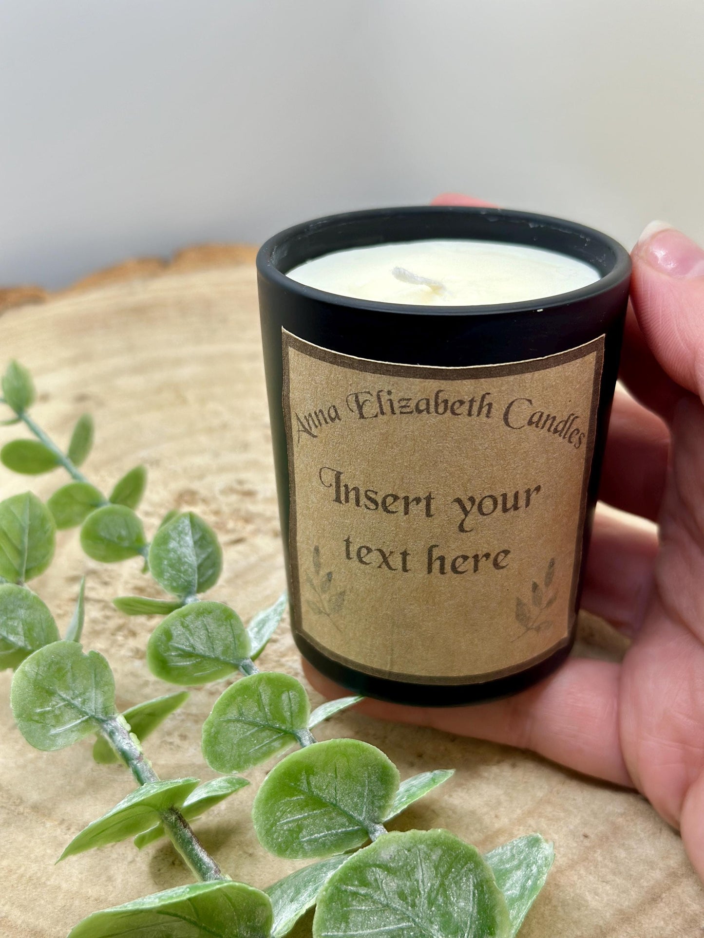 Personalised Candle Gifts, Insert your own text, Soy Wax Candles, Scented Candles