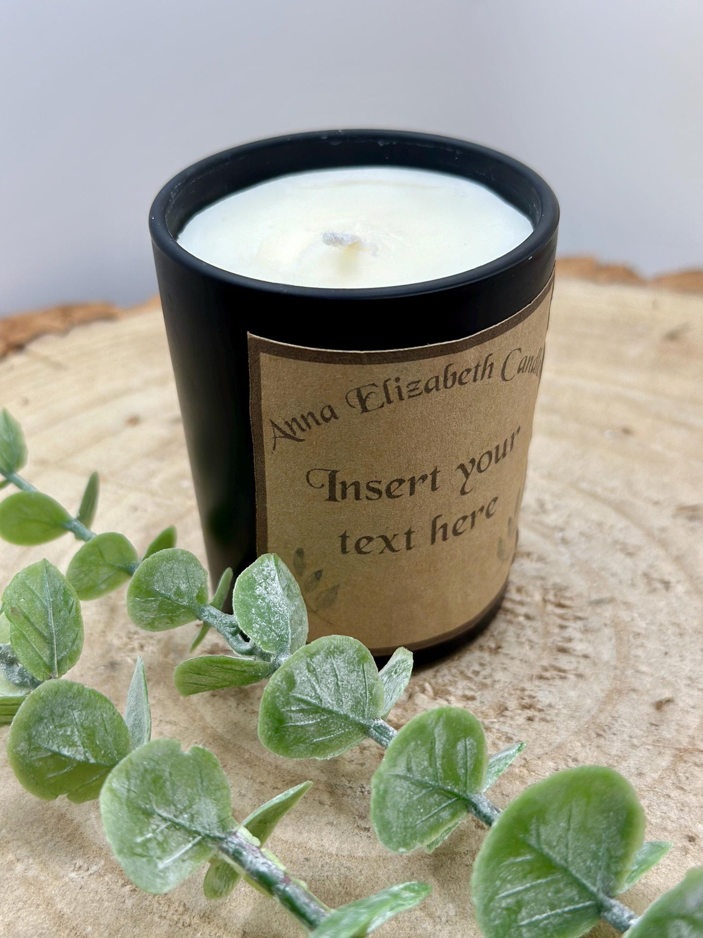 Personalised Candle Gifts, Insert your own text, Soy Wax Candles, Scented Candles