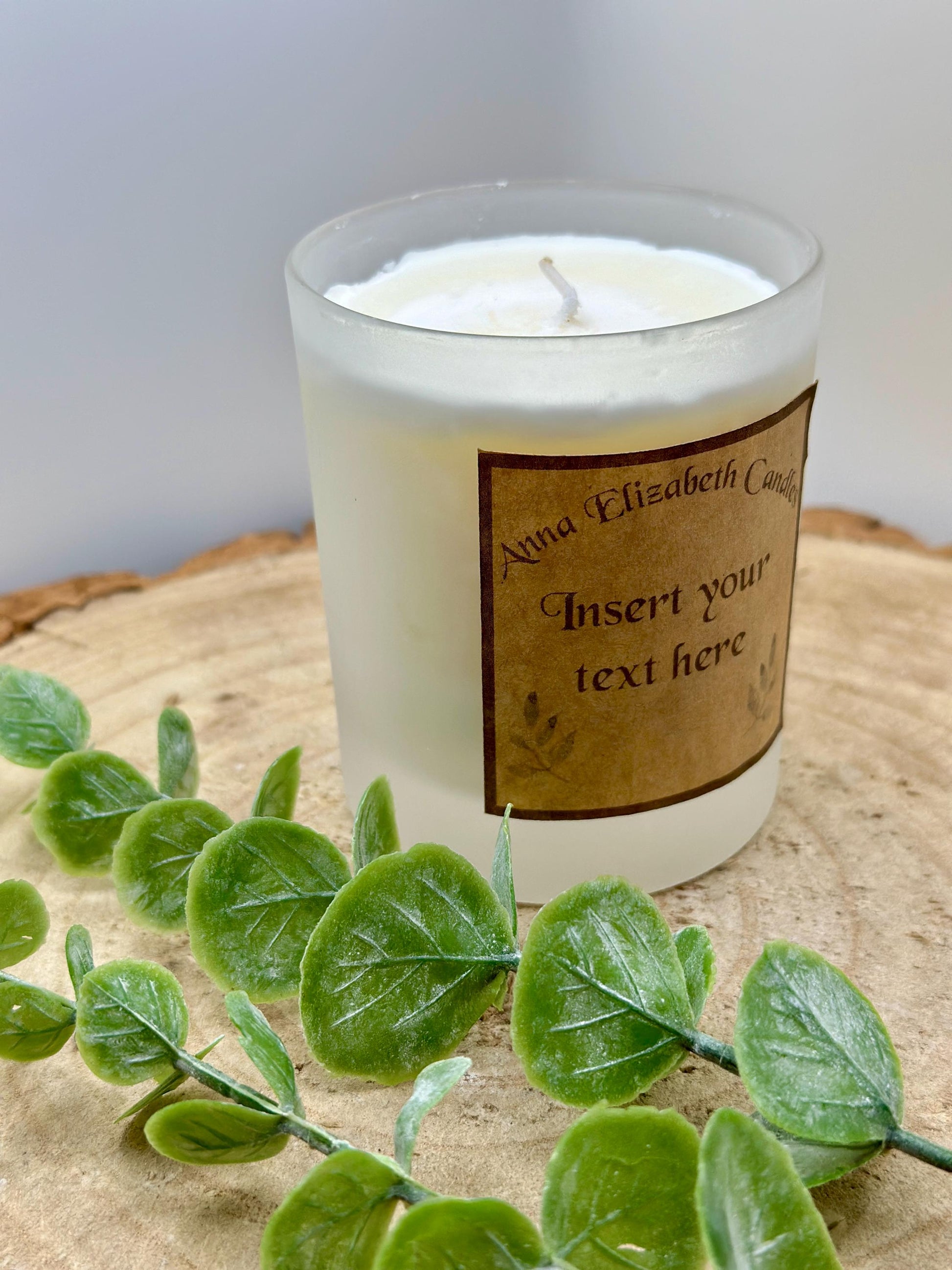 Personalised Candle Gifts, Insert your own text, Soy Wax Candles, Scented Candles