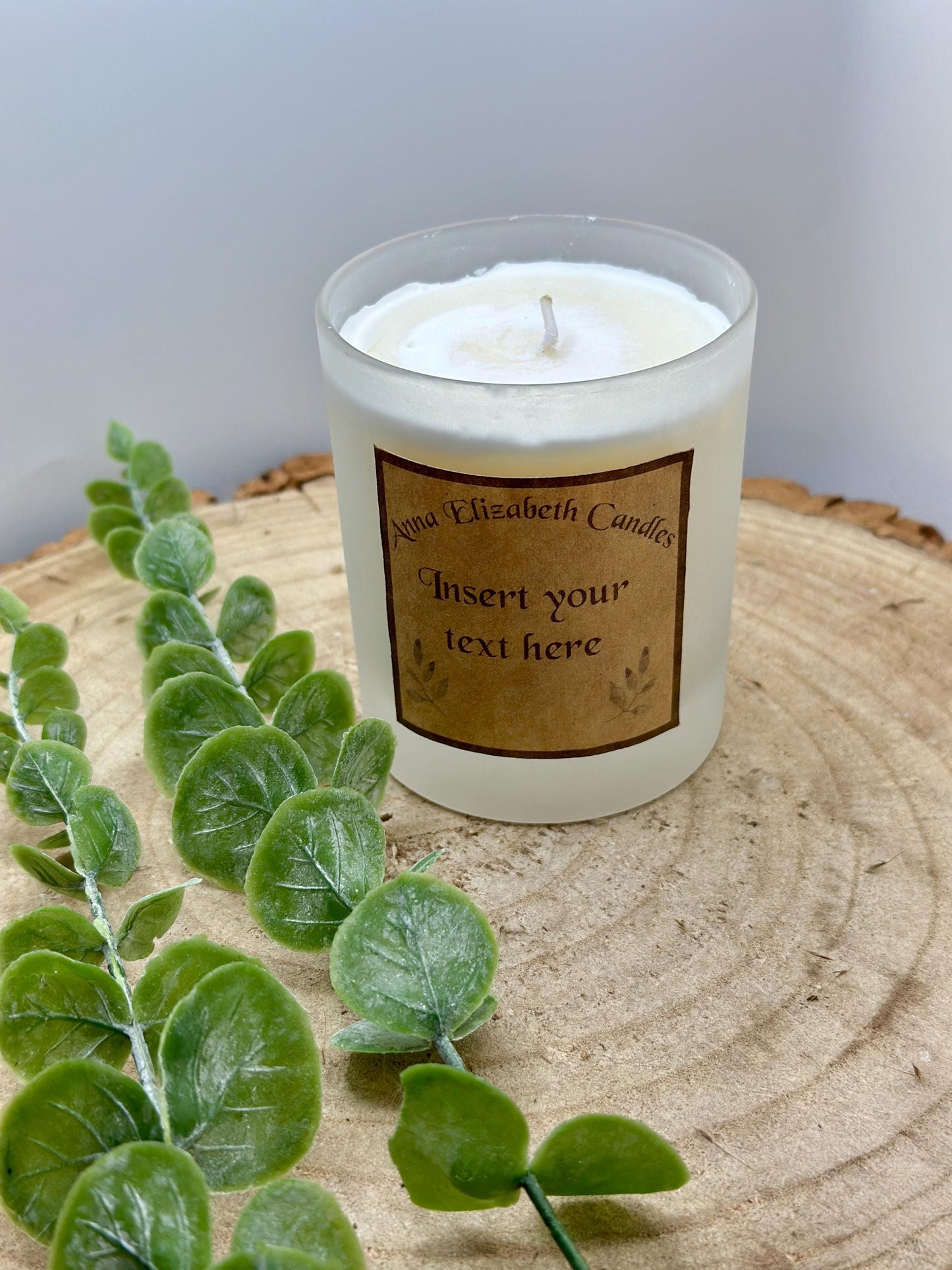 Personalised Candle Gifts, Insert your own text, Soy Wax Candles, Scented Candles