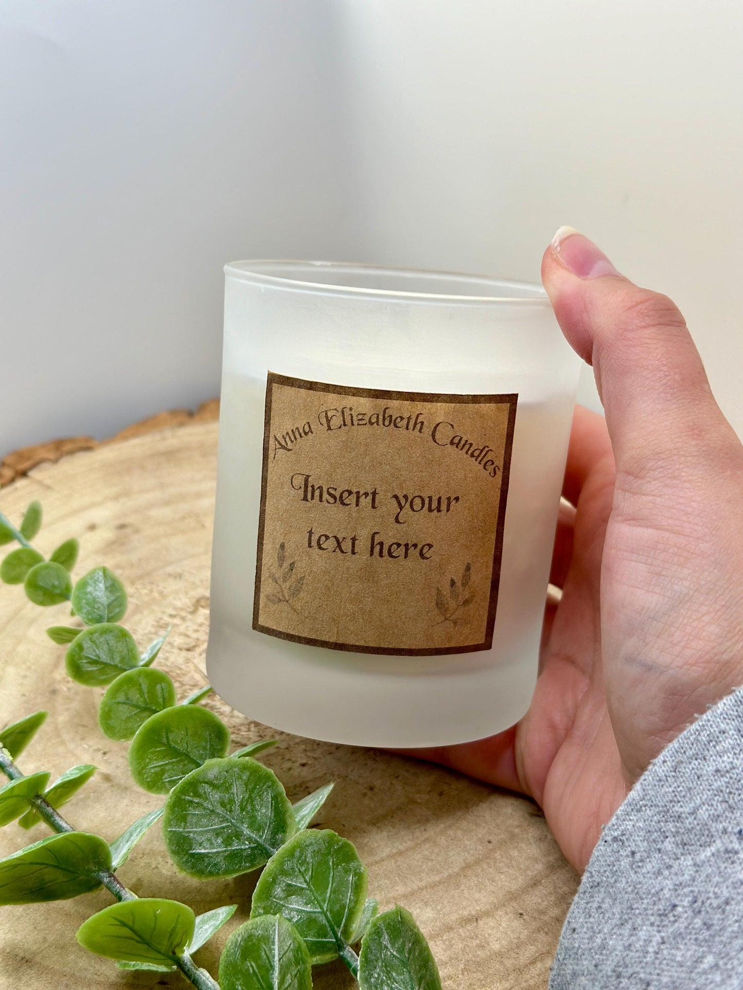 Personalised Candle Gifts, Insert your own text, Soy Wax Candles, Scented Candles