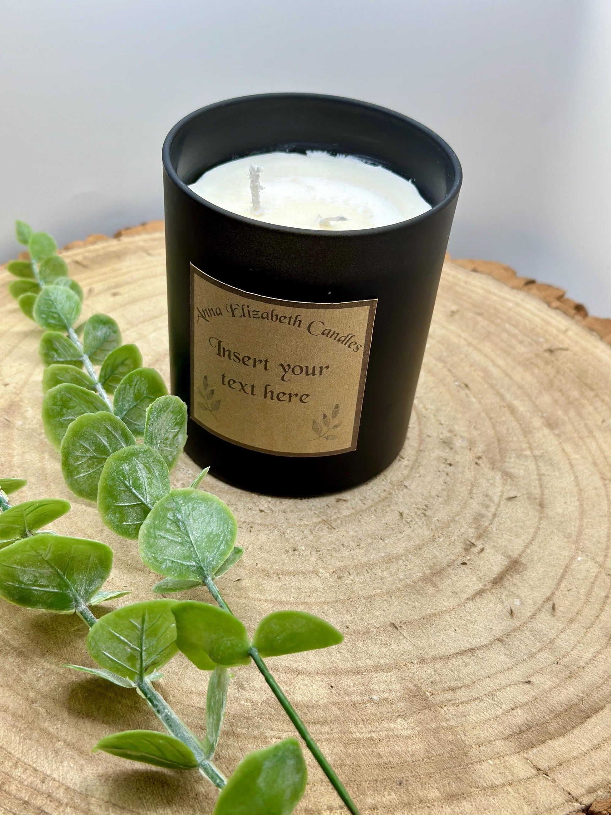 Personalised Candle Gifts, Insert your own text, Soy Wax Candles, Scented Candles