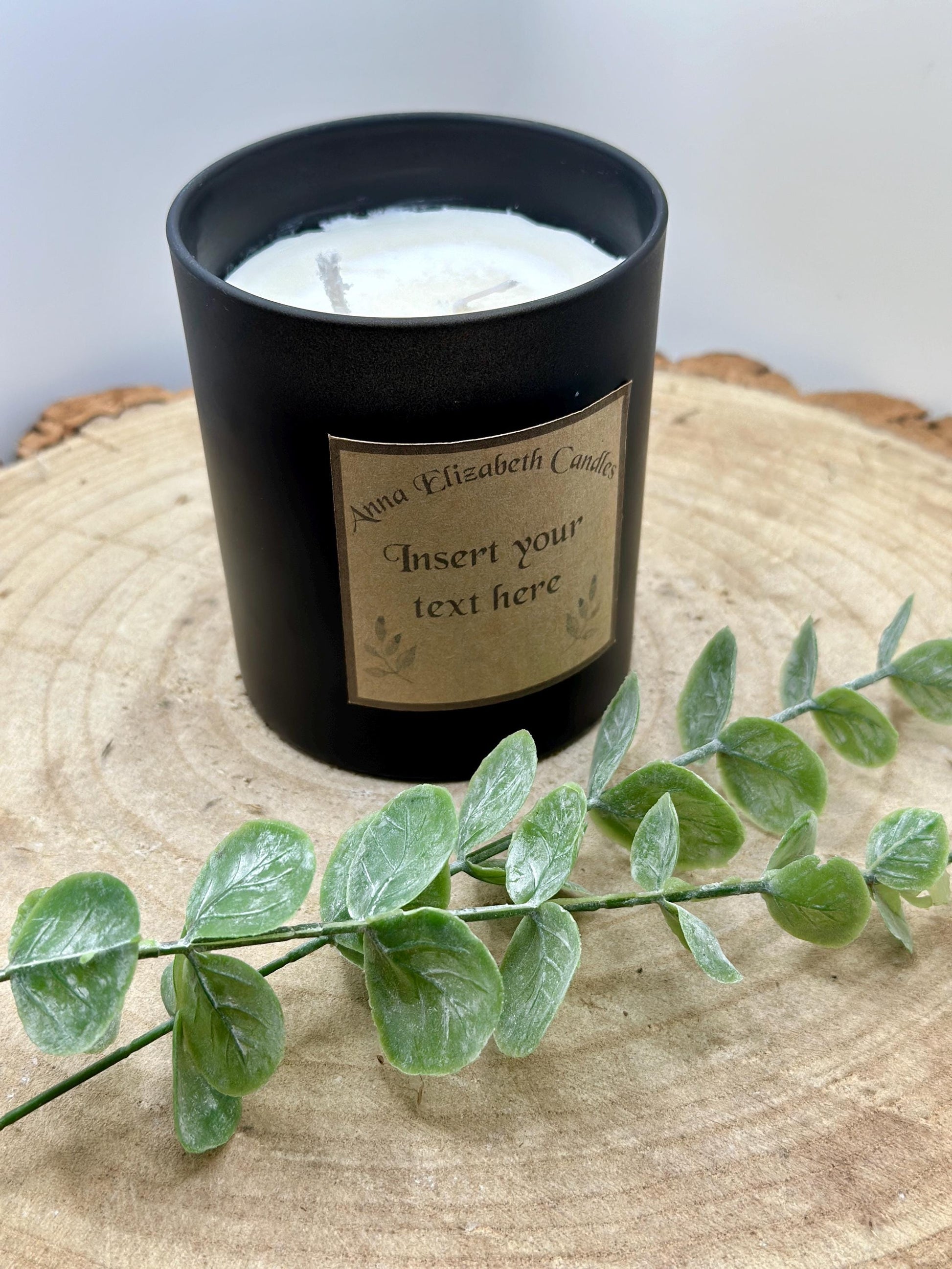 Personalised Candle Gifts, Insert your own text, Soy Wax Candles, Scented Candles