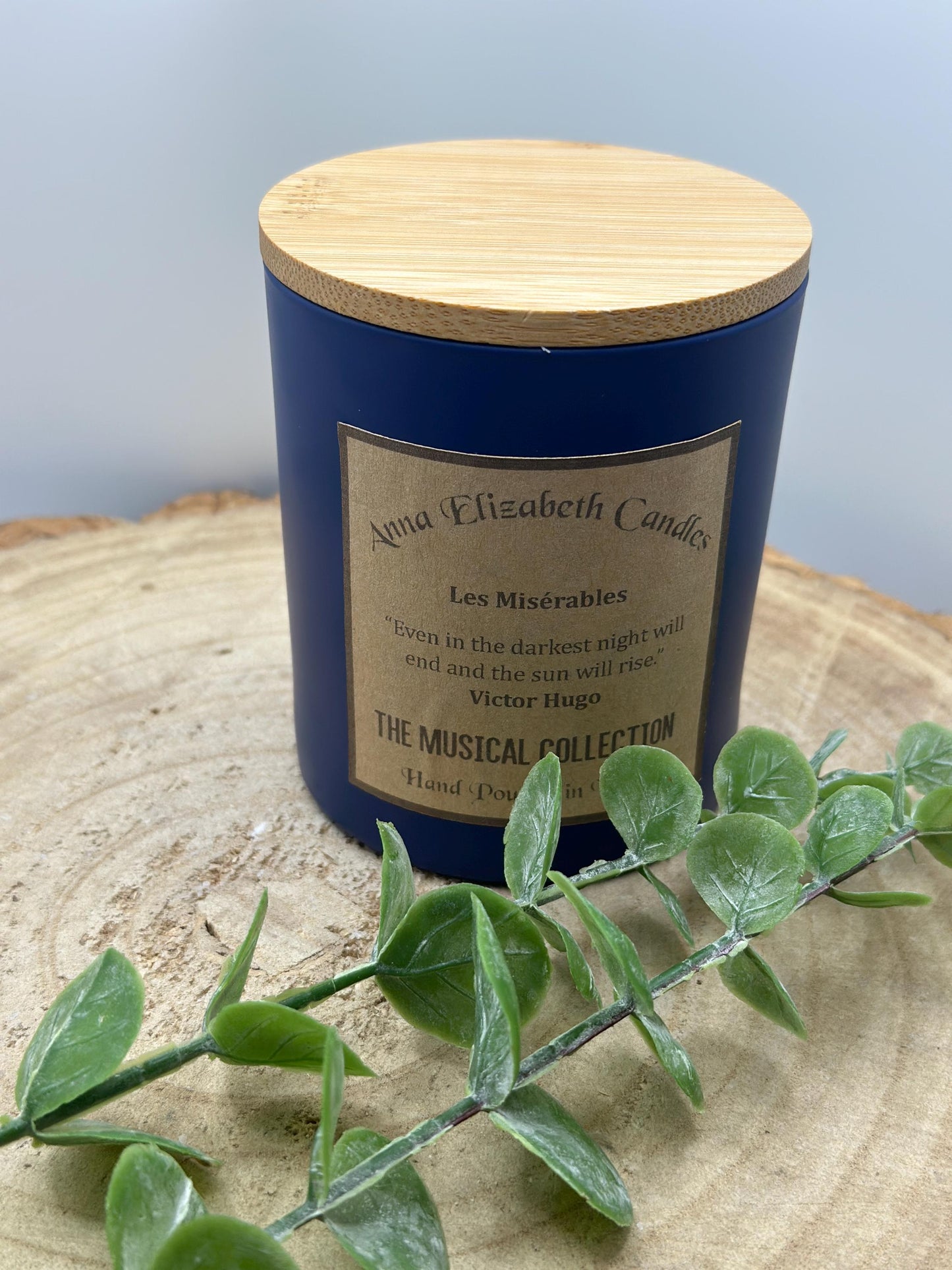 Les Miserables Themed Candle, Scented Soy Wax Candle, Candles for Musical Lovers, Handmade in Wales, Gifts for Theatre Lovers