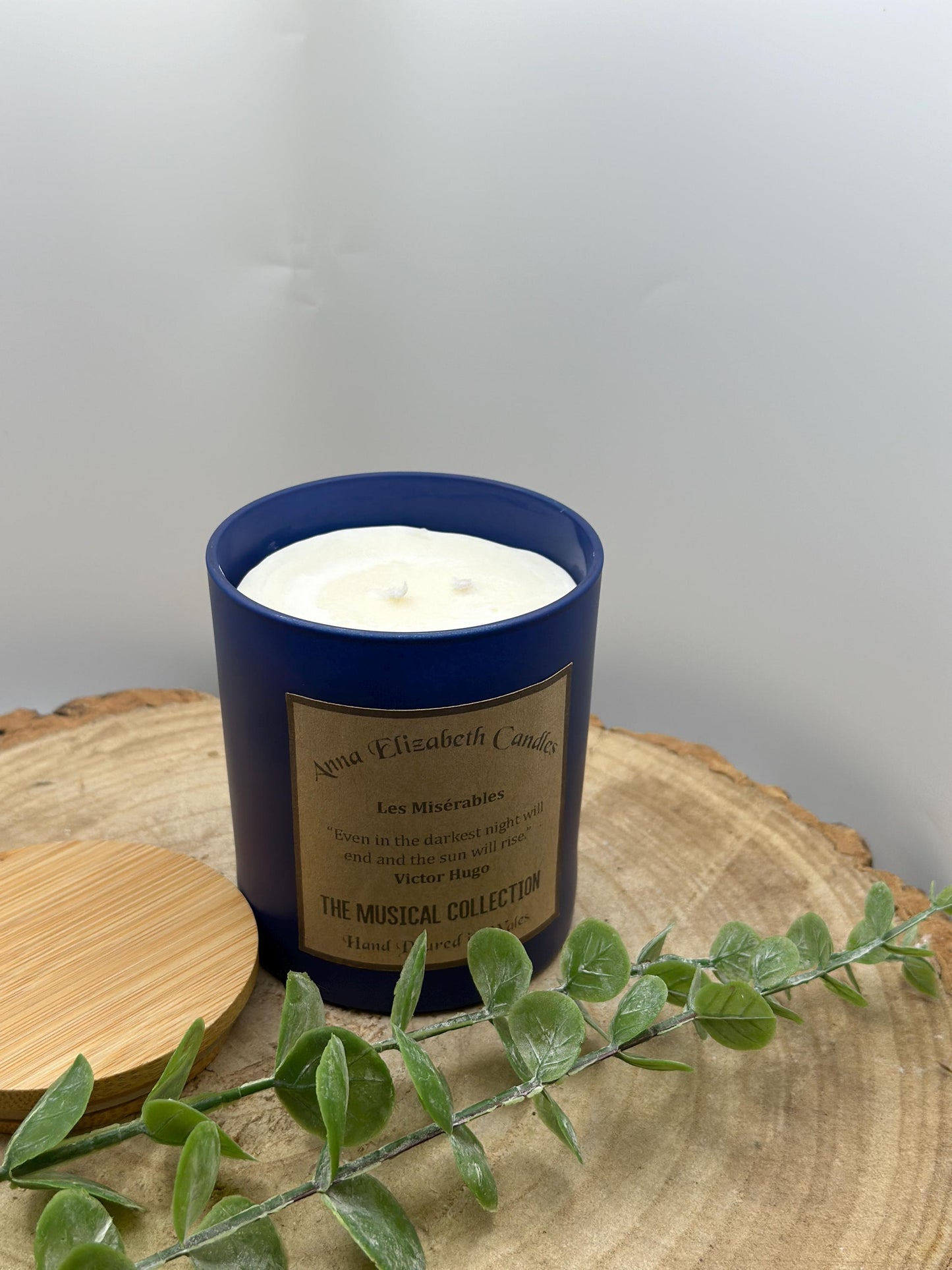 Les Miserables Themed Candle, Scented Soy Wax Candle, Candles for Musical Lovers, Handmade in Wales, Gifts for Theatre Lovers